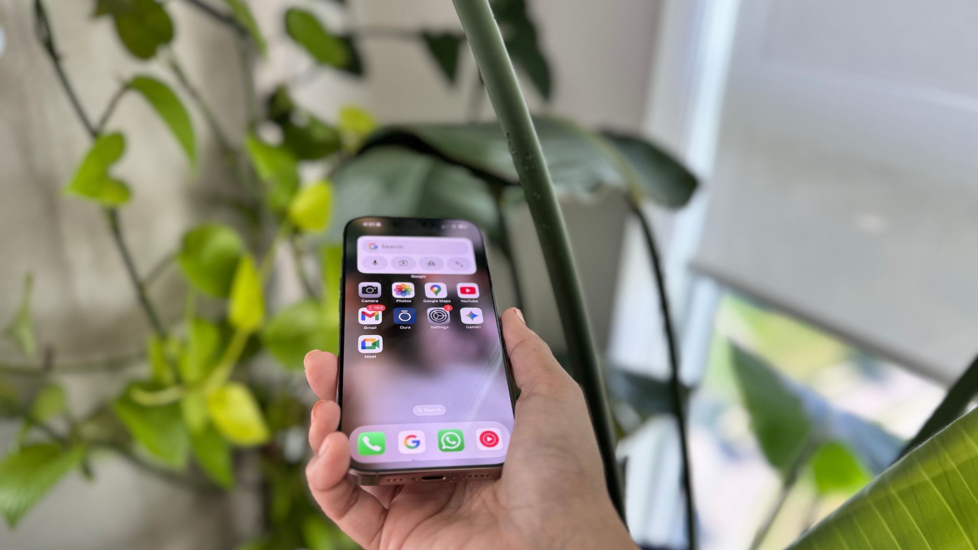 iPhone 16 Pro with Google apps